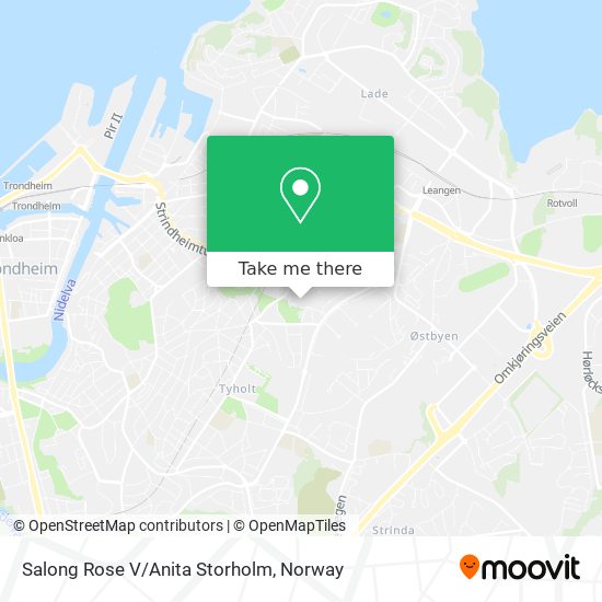 Salong Rose V/Anita Storholm map