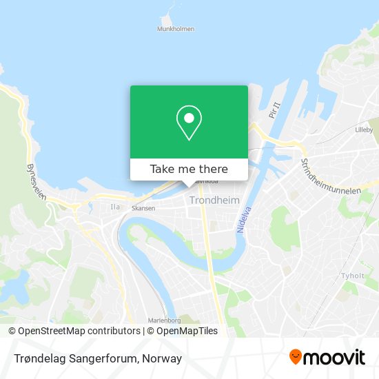 Trøndelag Sangerforum map