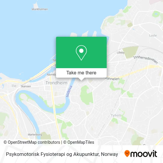 Psykomotorisk Fysioterapi og Akupunktur map