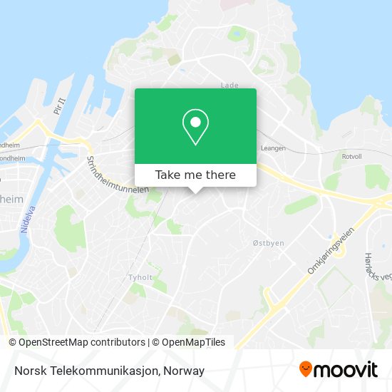 Norsk Telekommunikasjon map