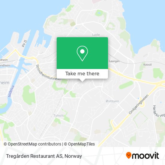 Tregården Restaurant AS map