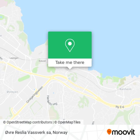 Øvre Reslia Vassverk sa map