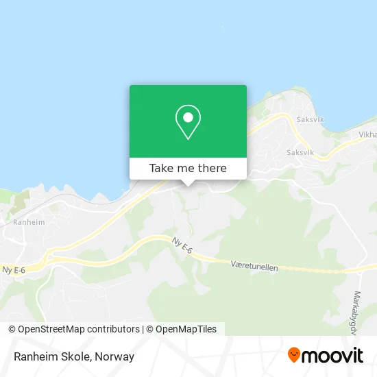 Ranheim Skole map