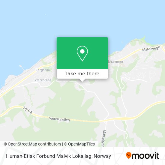Human-Etisk Forbund Malvik Lokallag map