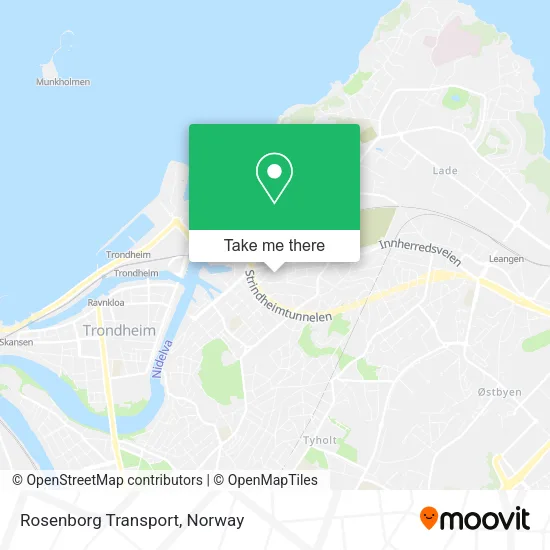 Rosenborg Transport map