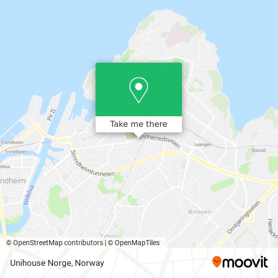 Unihouse Norge map