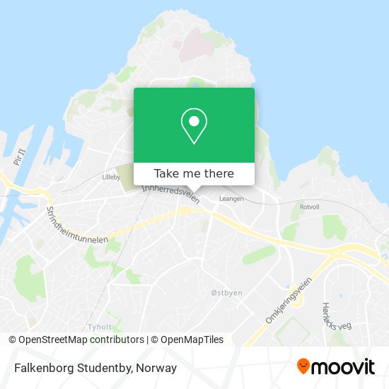 Falkenborg Studentby map