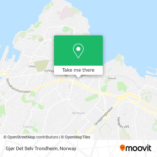 Gjør Det Selv Trondheim map