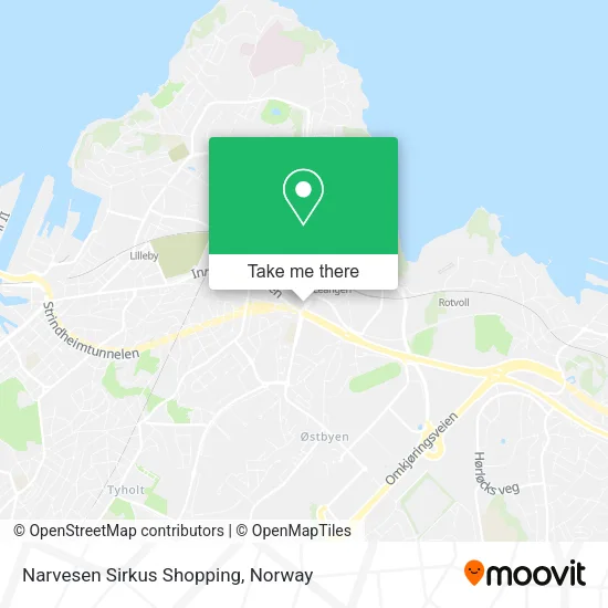 Narvesen Sirkus Shopping map