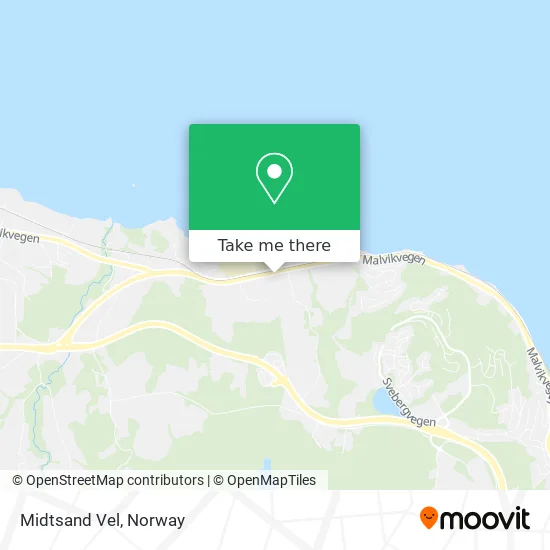 Midtsand Vel map