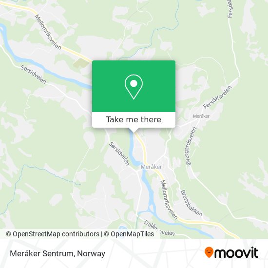 Meråker Sentrum map