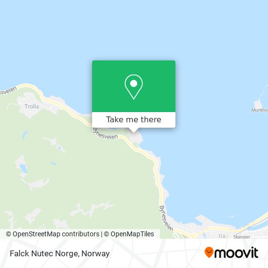 Falck Nutec Norge map