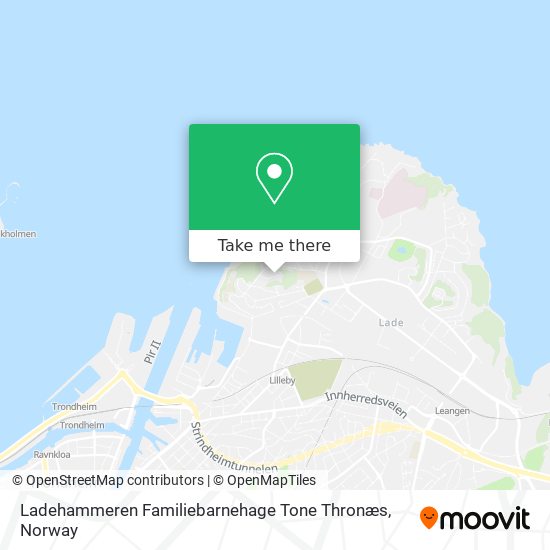 Ladehammeren Familiebarnehage Tone Thronæs map