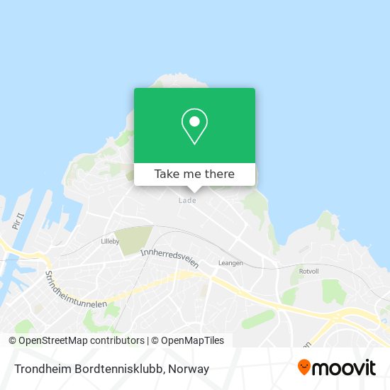 Trondheim Bordtennisklubb map