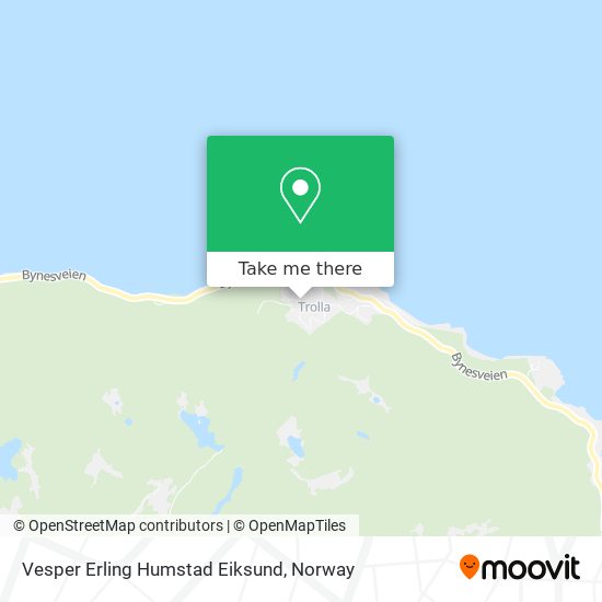 Vesper Erling Humstad Eiksund map