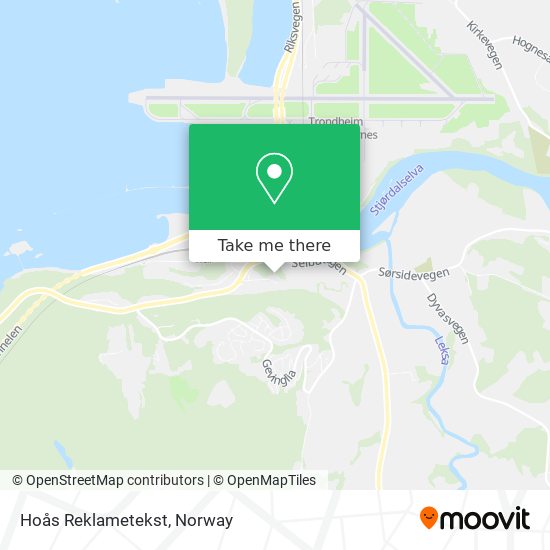 Hoås Reklametekst map