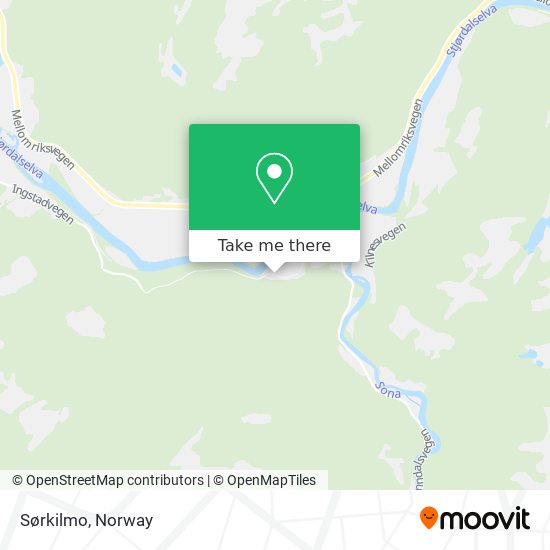 Sørkilmo map