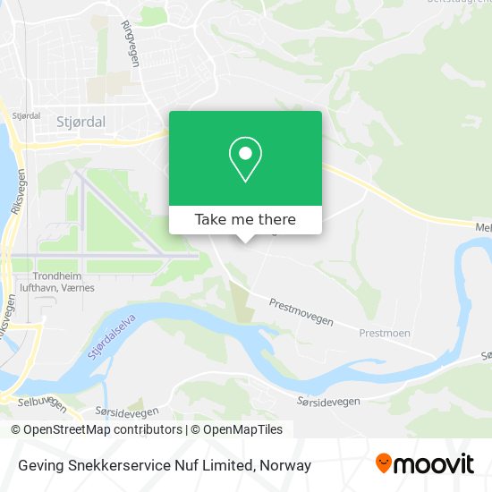 Geving Snekkerservice Nuf Limited map