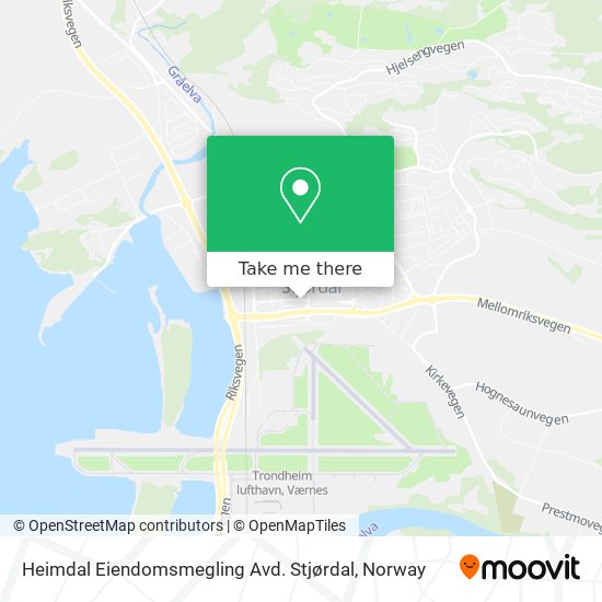 Heimdal Eiendomsmegling Avd. Stjørdal map