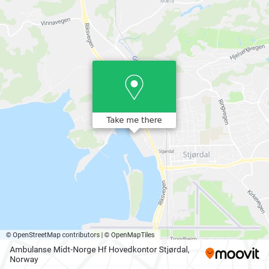 Ambulanse Midt-Norge Hf Hovedkontor Stjørdal map