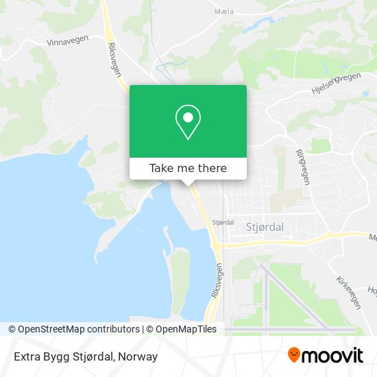 Extra Bygg Stjørdal map