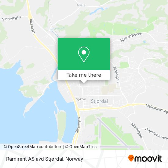 Ramirent AS avd Stjørdal map