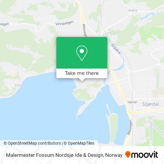 Malermester Fossum Nordsjø Ide & Design map