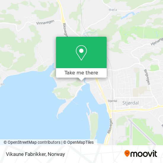 Vikaune Fabrikker map