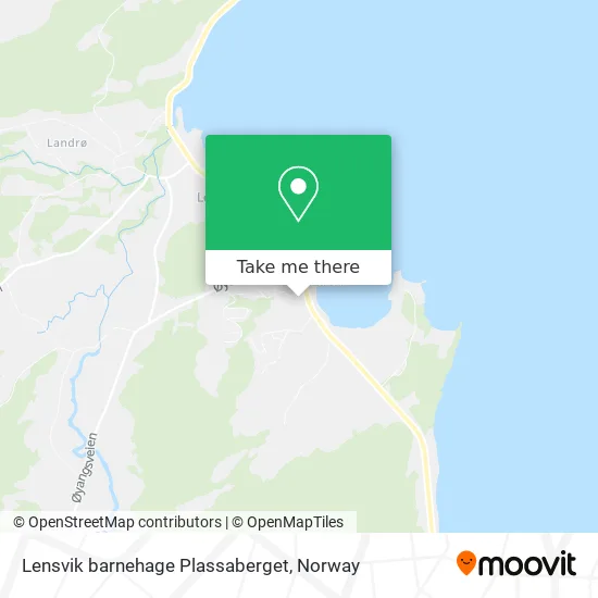 Lensvik barnehage Plassaberget map