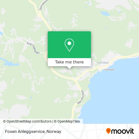 Fosen Anleggservice map