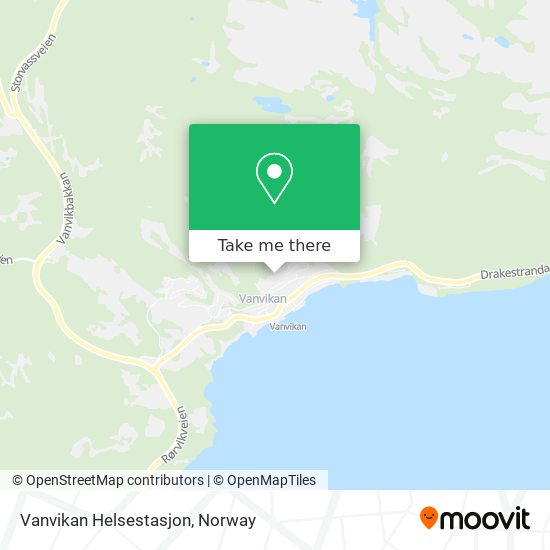 Vanvikan Helsestasjon map