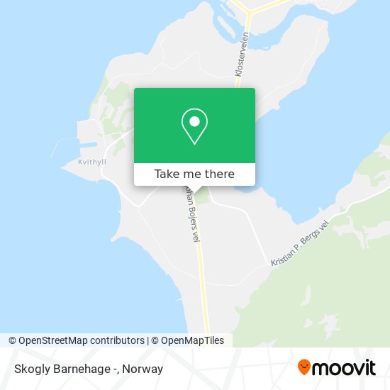 Skogly Barnehage - map