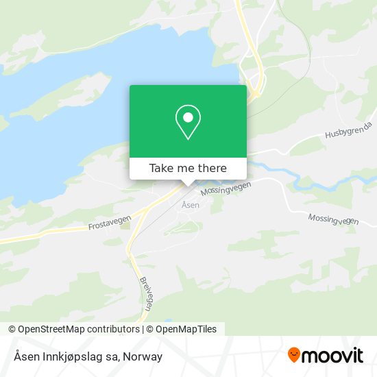 Åsen Innkjøpslag sa map