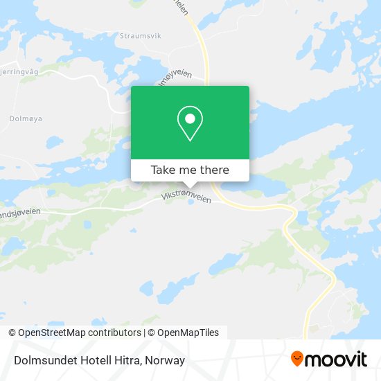 Dolmsundet Hotell Hitra map