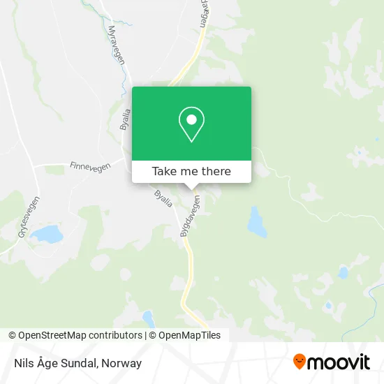 Nils Åge Sundal map
