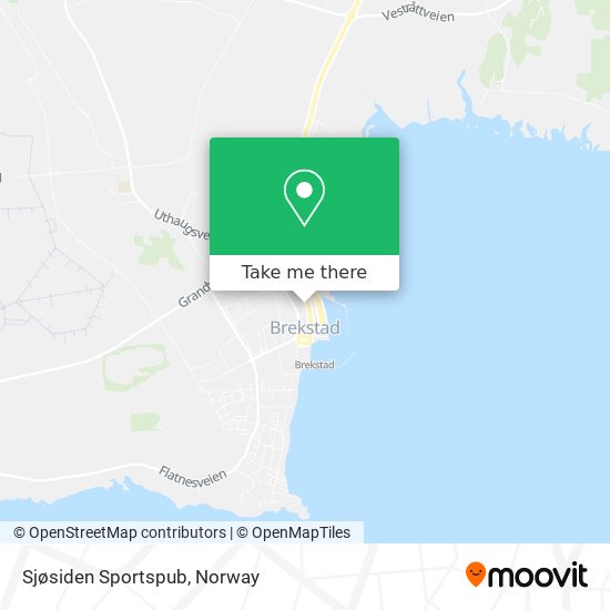 Sjøsiden Sportspub map