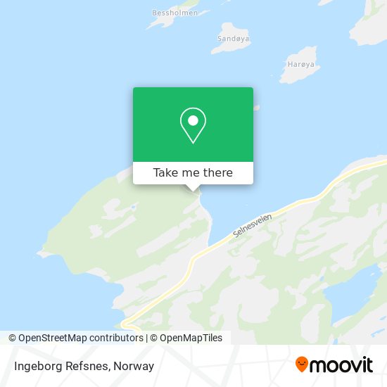 Ingeborg Refsnes map