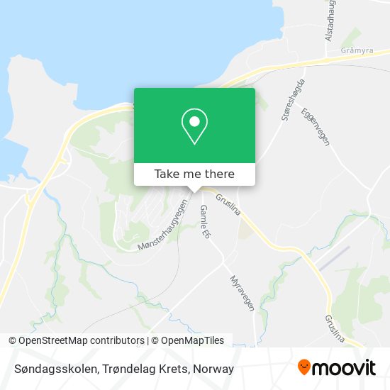 Søndagsskolen, Trøndelag Krets map