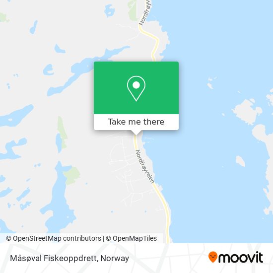 Måsøval Fiskeoppdrett map