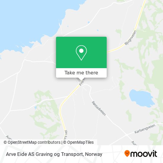 Arve Eide AS Graving og Transport map