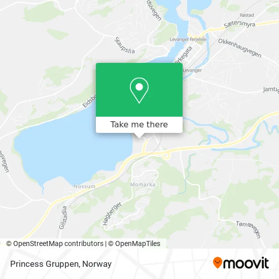 Princess Gruppen map