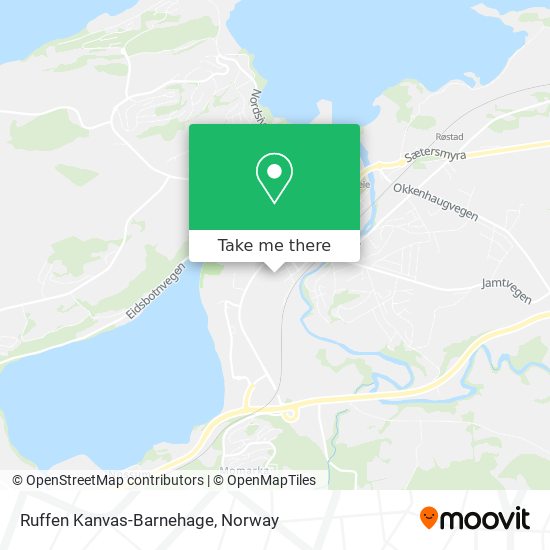 Ruffen Kanvas-Barnehage map