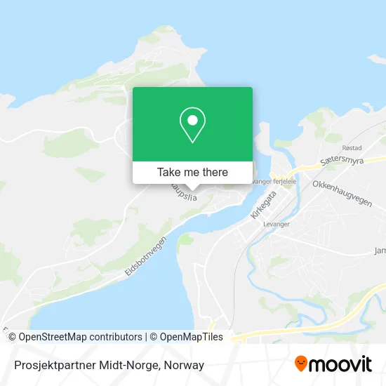 Prosjektpartner Midt-Norge map