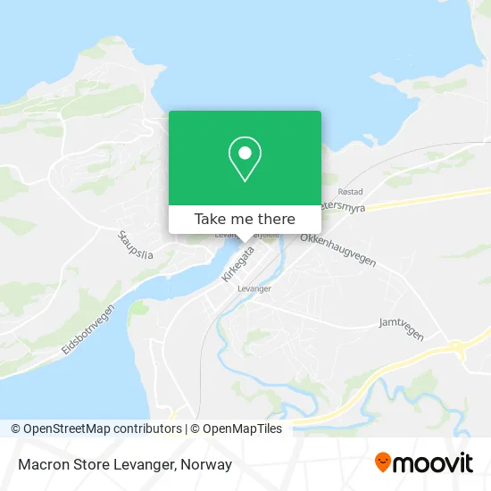 Macron Store Levanger map
