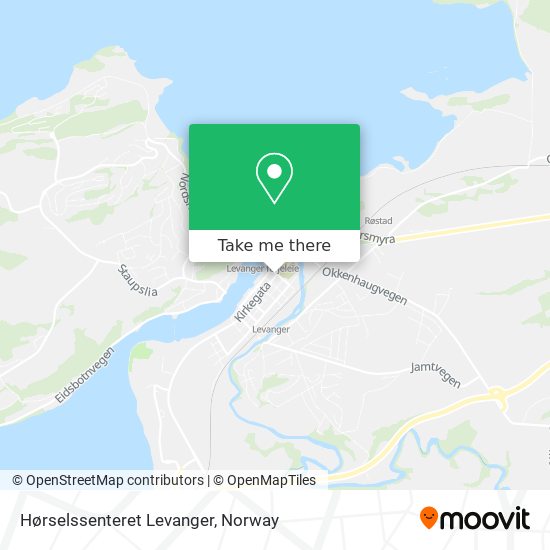 Hørselssenteret Levanger map