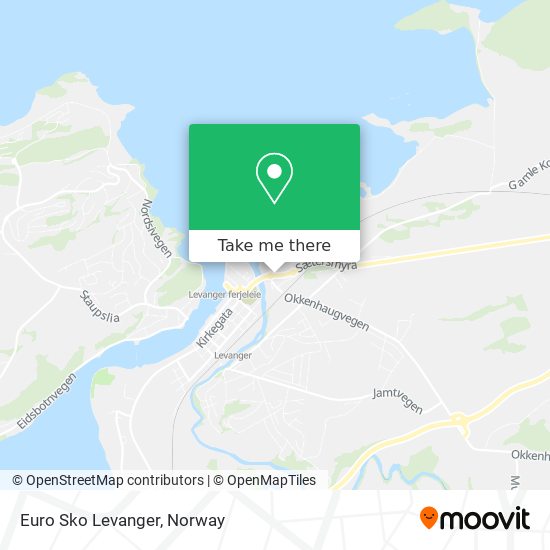 Euro Sko Levanger map