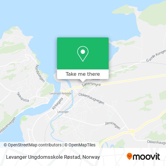 Levanger Ungdomsskole Røstad map