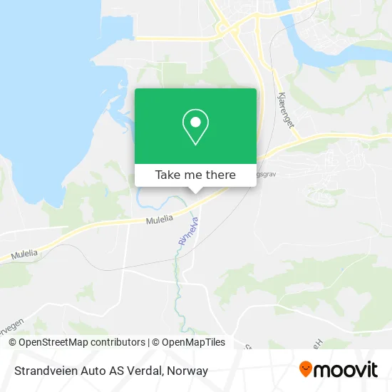 Strandveien Auto AS Verdal map