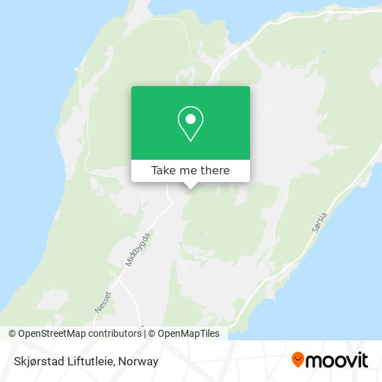 Skjørstad Liftutleie map