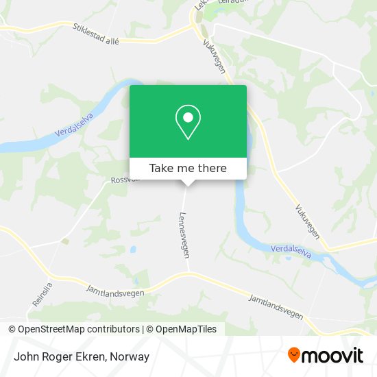 John Roger Ekren map